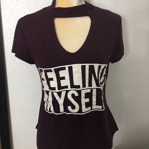 Feeling myself purple cute shirt
